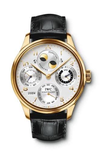 IWC Schaffhausen Portuguese Perpetual Calendar 5021 Yellow Gold / Silver