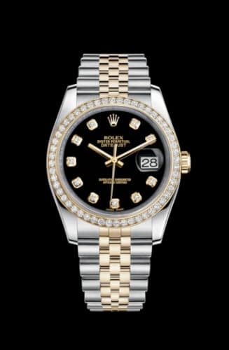 Rolex Datejust 36 Rolesor Yellow Diamond / Jubilee / Black Diamond