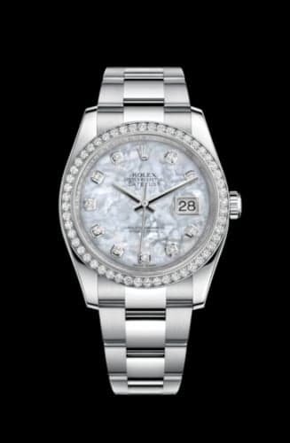 Rolex Datejust 36 Stainless Steel Diamond / Oyster / MOP