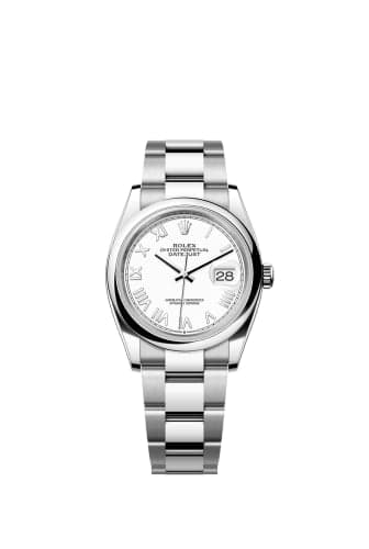 Rolex Datejust 36 Stainless Steel - Domed / White Roman / Oyster