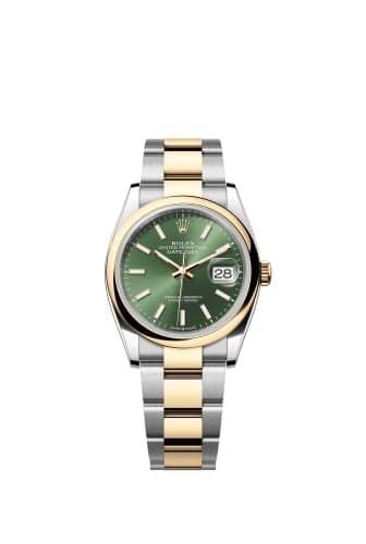 Rolex Datejust 36 Stainless Steel - Yellow Gold - Domed / Olive / Oyster