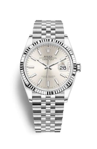 Rolex Datejust 36 Stainless Steel / Fluted / Silver / Jubilee