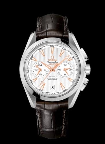 Omega Seamaster Aqua Terra 150M Co-Axial 43 GMT Chronograph Stainless Steel / Silver