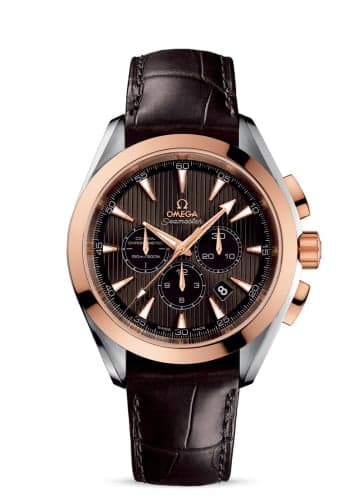 Omega Seamaster Aqua Terra 150M Co-Axial 44 Chronograph Stainless Steel / Red Gold / Glauser