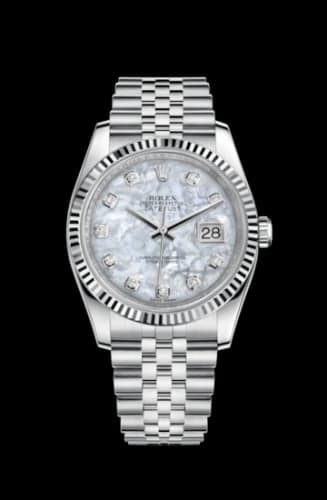 Rolex Datejust 36 Stainless Steel Fluted / Jubilee / MOP