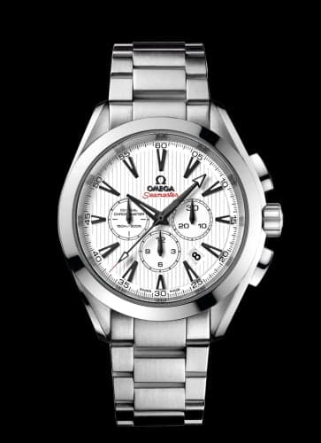 Omega Seamaster Aqua Terra 150M Co-Axial 44 Chronograph Co-Axial Stainless Steel / White / Bracelet