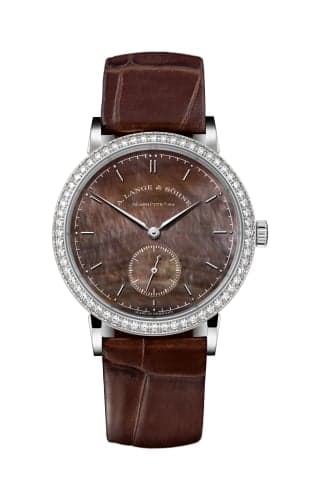 A. Lange & Söhne Saxonia White Gold / Diamond / Brown