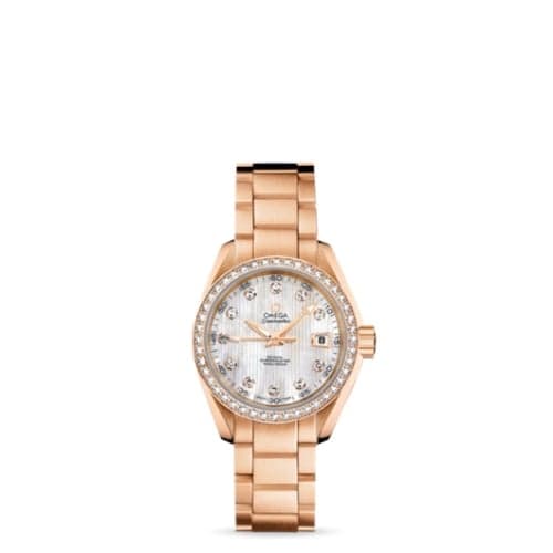 Omega Seamaster Aqua Terra 150M Co-Axial 30 Red Gold / Diamond / MOP / Bracelet