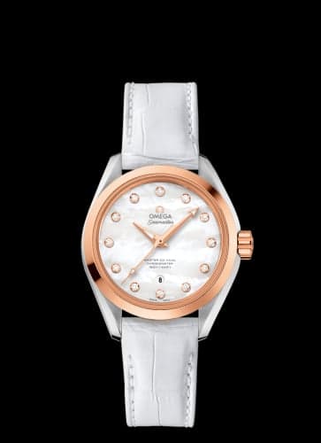 Omega Seamaster Aqua Terra 150M Master Co-Axial 34 Stainless Steel / Sedna Gold / MOP