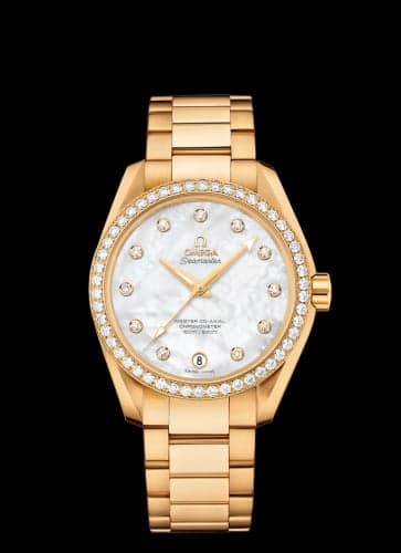 Omega Seamaster Aqua Terra 150M Master Co-Axial 38.5 Yellow Gold / Diamond / MOP / Bracelet