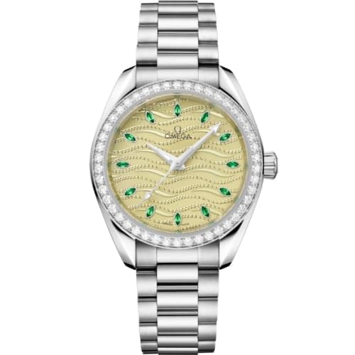 Omega Seamaster Aqua Terra 150M Master Chronometer 34 Canopus Gold - Diamond / Champagne / Bracelet