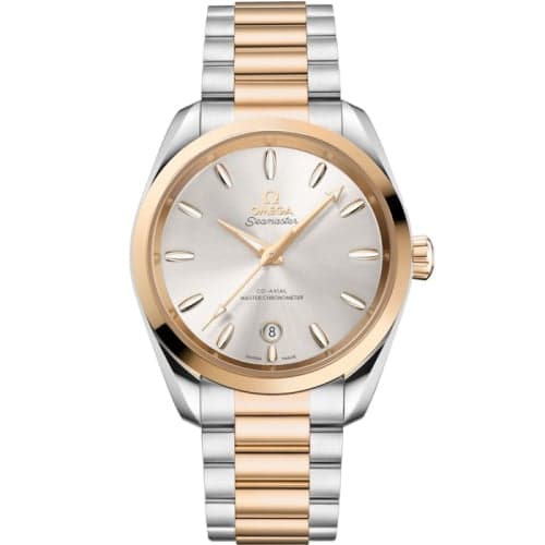 Omega Seamaster Aqua Terra 150M Shades Master Chronometer 38 Stainless Steel - Moonshine Gold / Silver / Bracelet