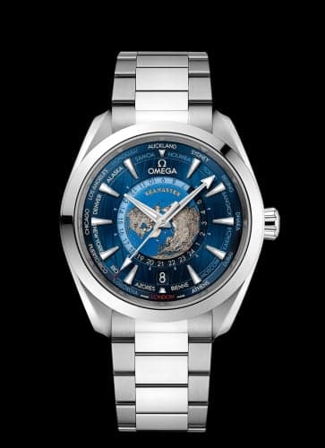 Omega Seamaster Aqua Terra 150M Master Chronometer 43 Worldtimer Stainless Steel / Blue / Bracelet