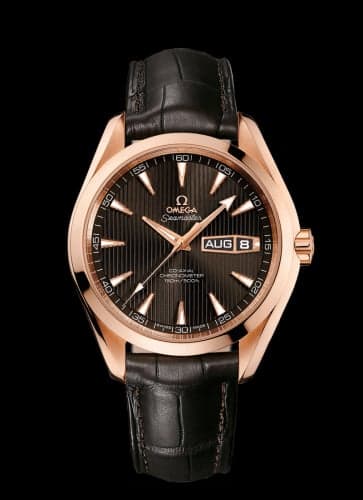 Omega Seamaster Aqua Terra 150m Co-Axial 43 Annual Calendar Red Gold / Grey