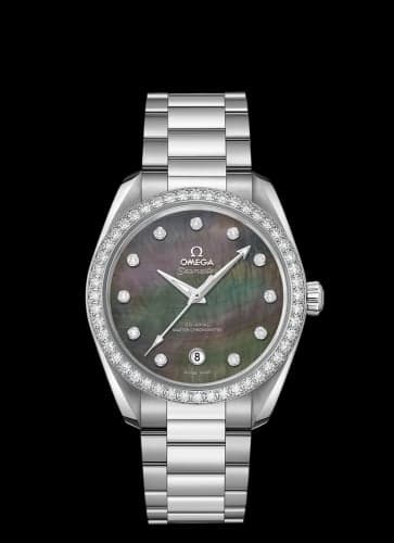 Omega Seamaster Aqua Terra 150M Master Chronometer 38 Stainless Steel / Diamond / Grey MOP / Bracelet