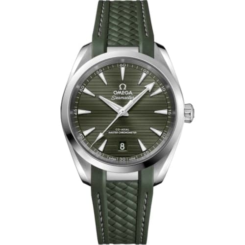 Omega Seamaster Aqua Terra 150M Master Chronometer 38 Stainless Steel / Green / Rubber