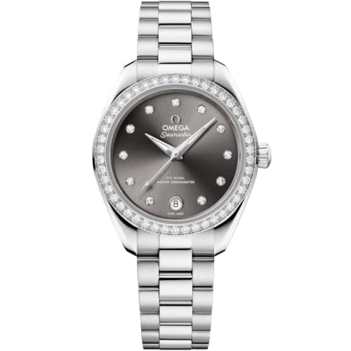 Omega Seamaster Aqua Terra 150M Master Co-Axial 30 Stainless Steel - Diamond / Grey - Diamond / Bracelet