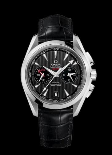 Omega Seamaster Aqua Terra 150M Co-Axial 43 GMT Chronograph Stainless Steel / Grey