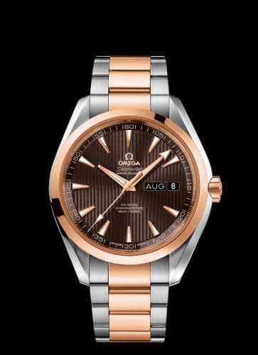 Omega Seamaster Aqua Terra 150M Co-Axial 43 Annual Calendar Stainless Steel / Red Gold / Grey / Bracelet