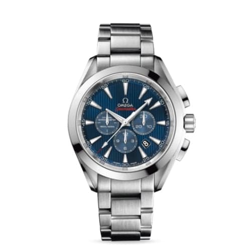 Omega Seamaster Aqua Terra 150M Co-Axial 44 Chronograph Stainless Steel / Blue / Bracelet / Olympic Collection