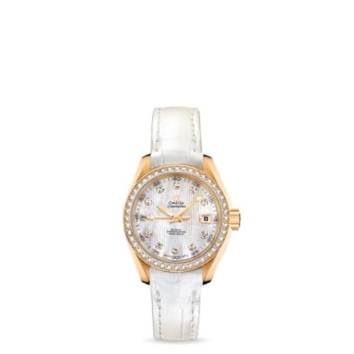 Omega Seamaster Aqua Terra 150M Co-Axial 30 Yellow Gold / Diamond / MOP