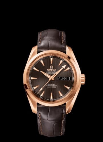 Omega Seamaster Aqua Terra 150M Co-Axial 38.5 Annual Calendar Red Gold / Grey