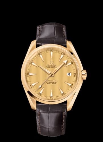 Omega Seamaster Aqua Terra 150m Master Co-Axial 41.5 Yellow Gold / Champagne