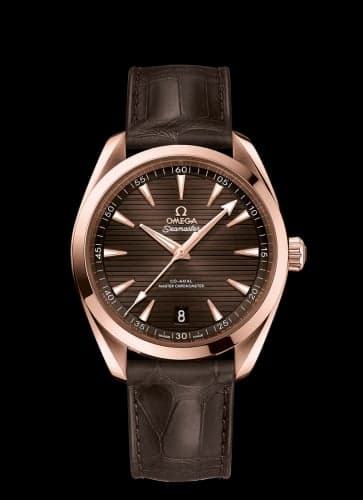 Omega Seamaster Aqua Terra 150M Master Chronometer 41 Sedna Gold / Brown / Alligator