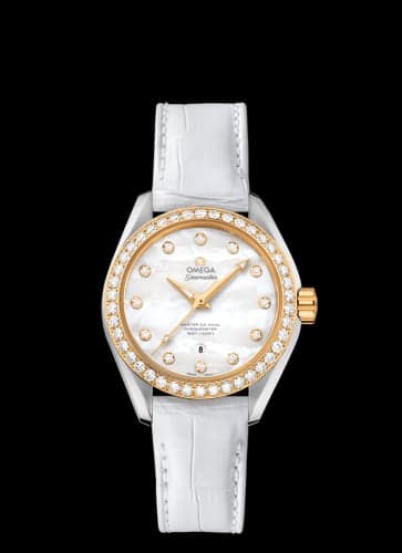 Omega Seamaster Aqua Terra 150M Master Co-Axial 34 Stainless Steel / Yellow Gold / Diamond / MOP