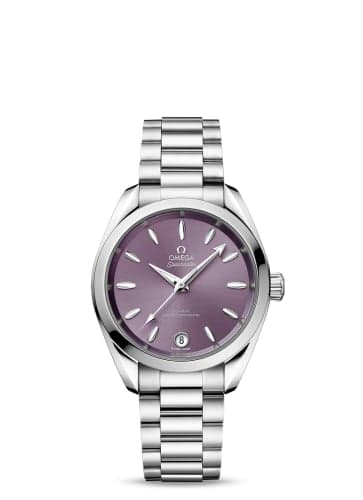 Omega Seamaster Aqua Terra 150M Master Chronometer 34 Stainless Steel / Lavender / Bracelet