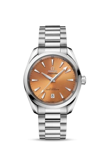 Omega Seamaster Aqua Terra 150M Shades Master Chronometer 38 Stainless Steel / Saffron / Bracelet