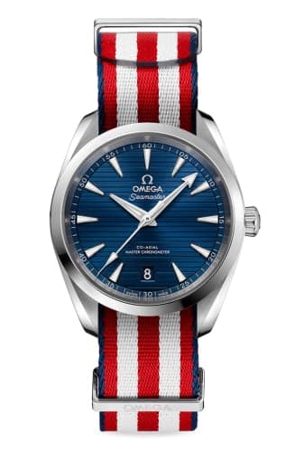 Omega Seamaster Aqua Terra 150M Master Chronometer 38 Stainless Steel / Blue / NATO / US Olympic
