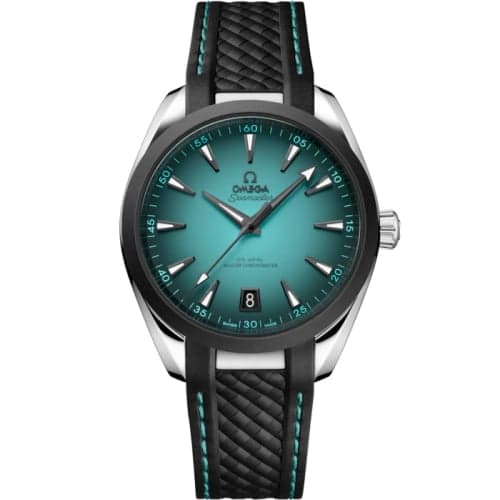 Omega Seamaster Aqua Terra 150M Master Chronometer 41 Stainless Steel - Ceramic / Turquoise / Rubber