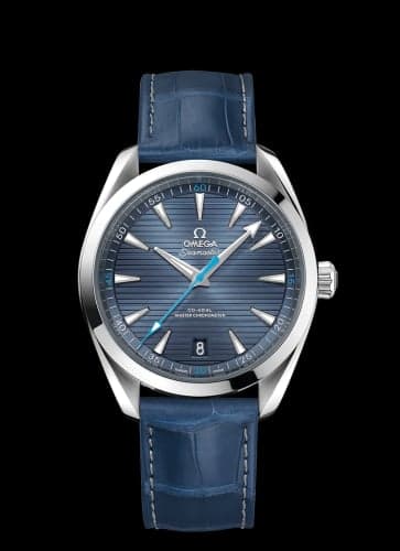Omega Seamaster Aqua Terra 150M Master Chronometer 41 Stainless Steel / Blue / Alligator