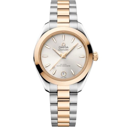 Omega Seamaster Aqua Terra 150M Master Co-Axial 30 Stainless Steel - Moonshine Gold / Silver / Bracelet
