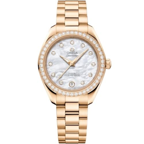 Omega Seamaster Aqua Terra 150M Master Co-Axial 30 Moonshine Gold - Diamond / MOP - Diamond / Bracelet