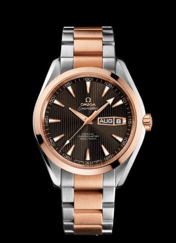 Omega Seamaster Aqua Terra 150M Co-Axial 43 Annual Calendar Stainless Steel / Red Gold / Grey / Bracelet