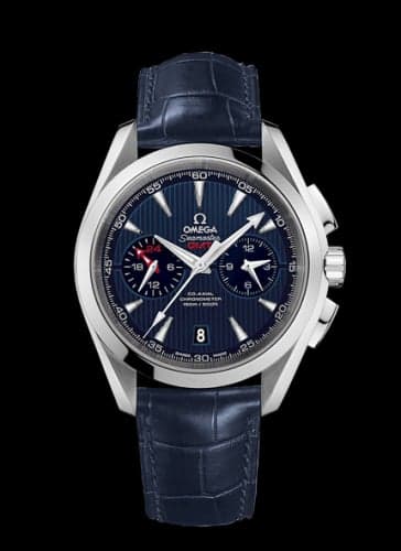 Omega Seamaster Aqua Terra 150M Co-Axial 43 GMT Chronograph Stainless Steel / Blue