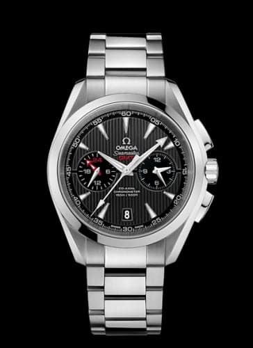Omega Seamaster Aqua Terra 150M Co-Axial 43 GMT Chronograph Stainless Steel / Grey / Bracelet
