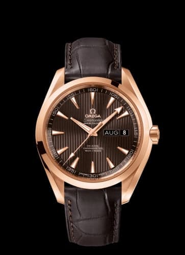 Omega Seamaster Aqua Terra 150M Co-Axial 43 Annual Calendar Red Gold / Grey