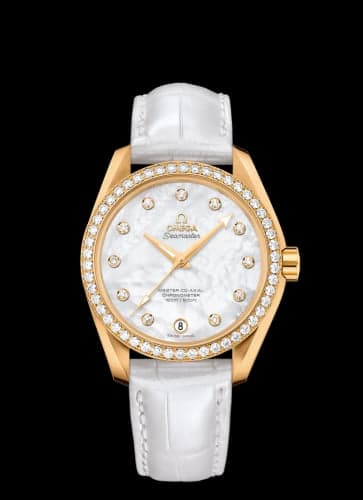 Omega Seamaster Aqua Terra 150M Master Co-Axial 38.5 Yellow Gold / Diamond / MOP