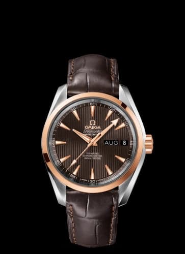 Omega Seamaster Aqua Terra 150M Co-Axial 38.5 Annual Calendar Stainless Steel / Red Gold / Grey