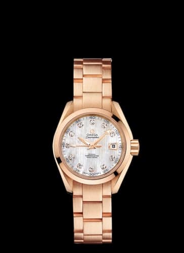 Omega Seamaster Aqua Terra 150M Co-Axial 30 Red Gold / MOP / Bracelet