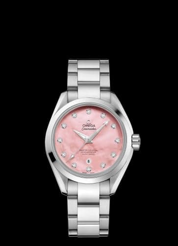 Omega Seamaster Aqua Terra 150M Master Co-Axial 34 Stainless Steel / Pink MOP / Bracelet