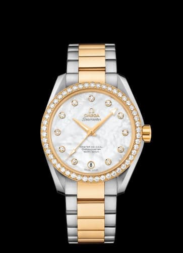 Omega Seamaster Aqua Terra 150M Master Co-Axial 38.5 Stainless Steel / Yellow Gold / Diamond / MOP / Bracelet