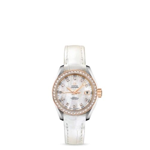 Omega Seamaster Aqua Terra 150M Co-Axial 30 Stainless Steel / Yellow Gold / Diamond / MOP
