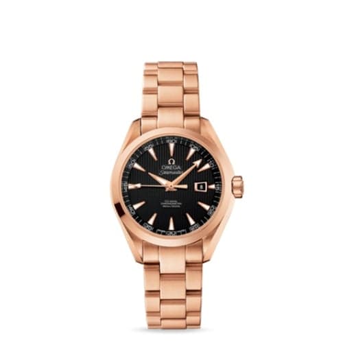 Omega Seamaster Aqua Terra 150M Co-Axial 34 Red Gold / Black / Bracelet