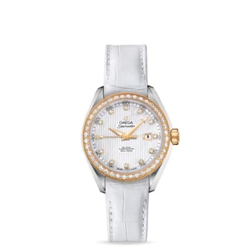 Omega Seamaster Aqua Terra 150M Co-Axial 34 Stainless Steel / Yellow Gold / Diamond / MOP