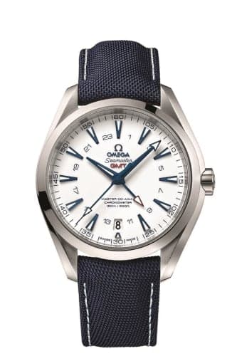 Omega Seamaster Aqua Terra 150M Co-Axial 43 GMT Titanium / White / GoodPlanet