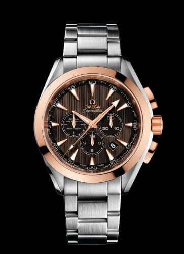 Omega Seamaster Aqua Terra 150M Co-Axial 44 Chronograph Stainless Steel / Red Gold / Grey / Bracelet